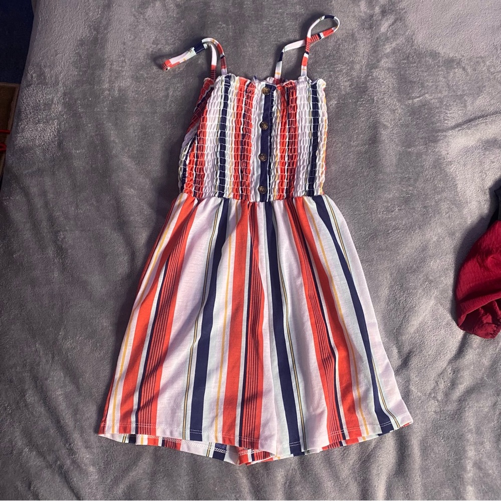 Multi color romper in size small